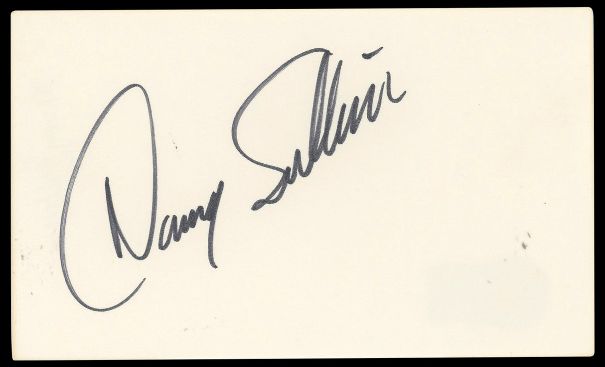 Danny Sullivan Authentic Signed 3x5 Index Card Autographed BAS #BN33232