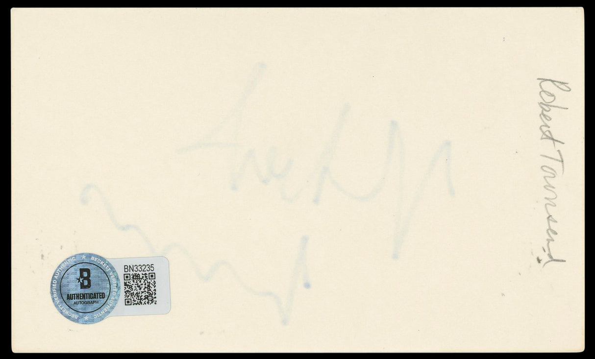 Robert Townsend The Mighty Quinn Authentic Signed 3x5 Index Card BAS #BN33235