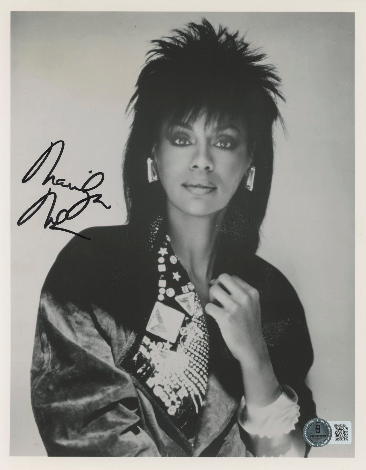 Marilyn McCoo Captain Planet and the Planeteers Signed 8x10 Photo BAS #BM03380