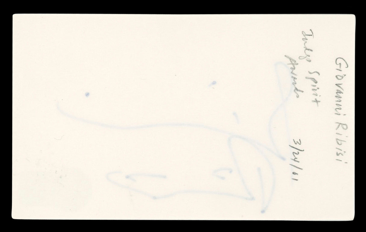 Giovanni Ribisi Gone in 60 Seconds Authentic Signed 3x5 Index Card BAS #BL98225