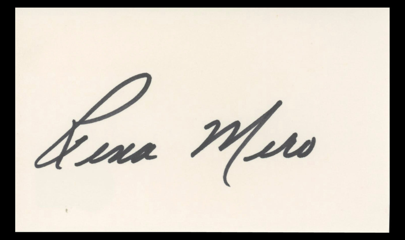 Sable Rena Mero WWE Authentic Signed 3x5 Index Card Autographed BAS #BT02449