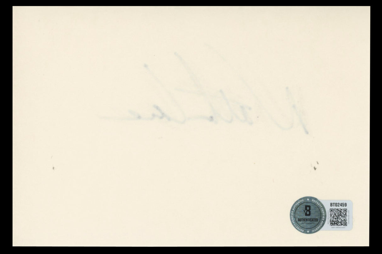 Nathan Lane The Lion King Authentic Signed 4x6 Index Card BAS #BT02459