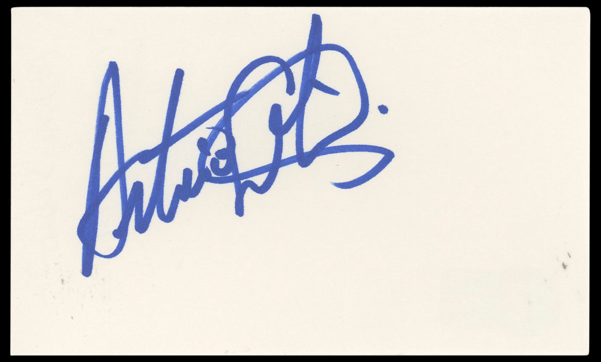 Antonio Sabato Jr. General Hospital Authentic Signed 3x5 Index Card BAS #BP50593