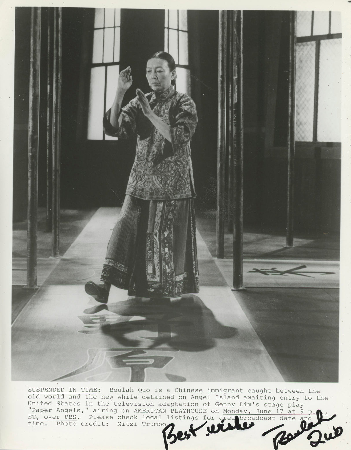 Beulah Quo Brokedown Palace "Best Wishes" Signed 8x10 Photo BAS #BM03482