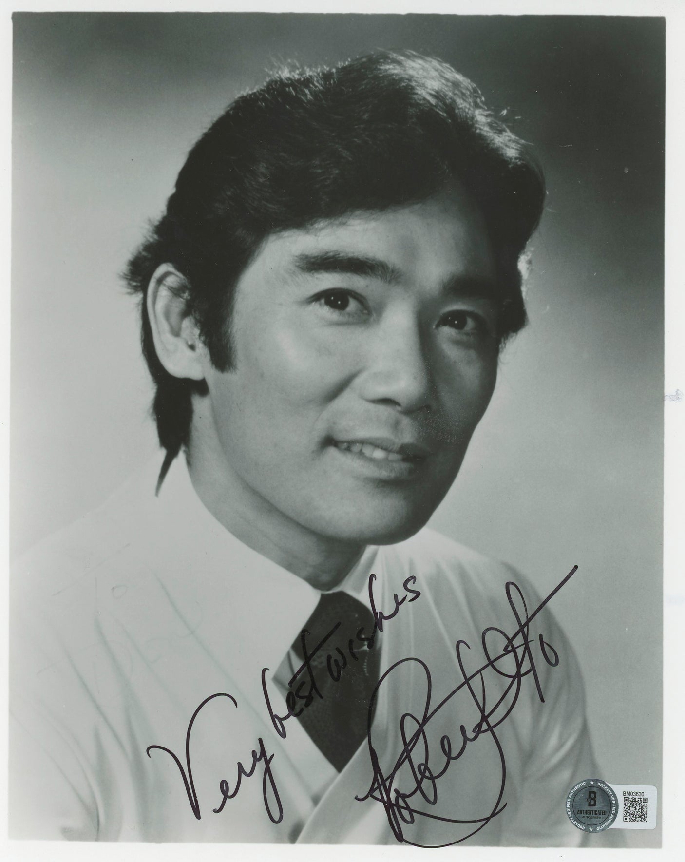 Robert Ito Rollerball "Best Wishes" Authentic Signed 8x10 Photo BAS #BM03836