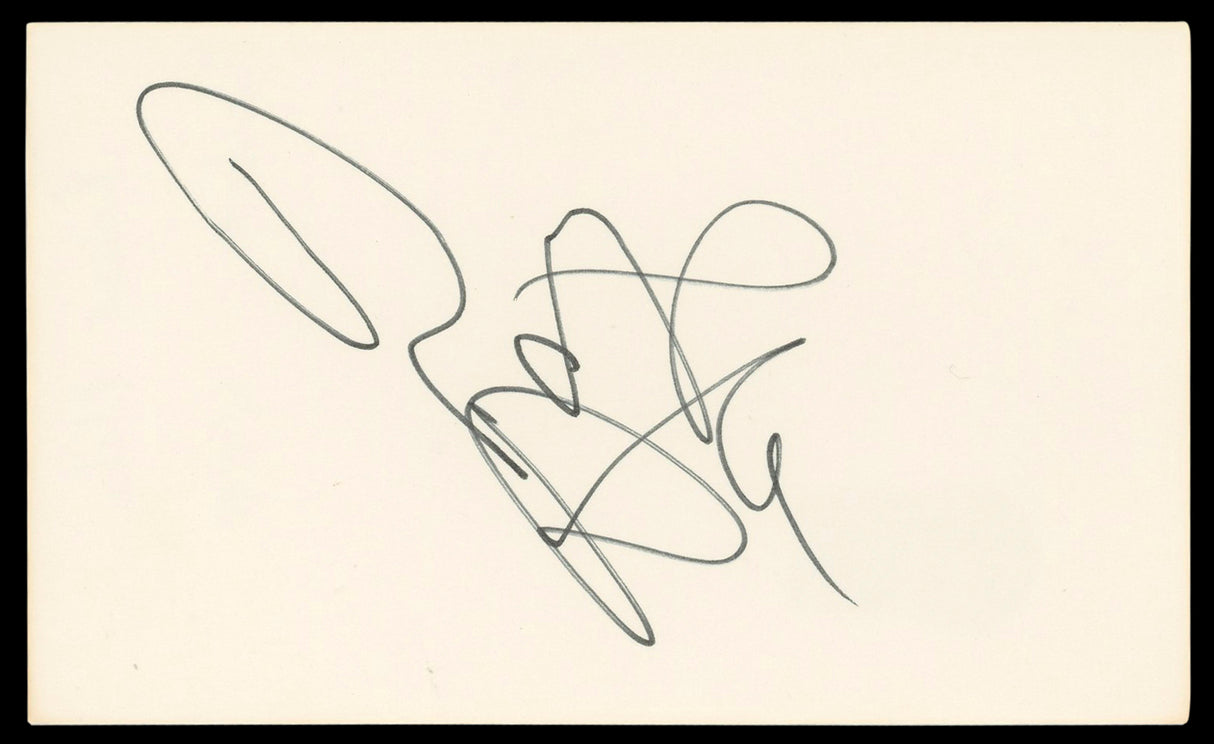Robert Blake In Cold Blood Signed 3x5 Index Card Autographed BAS #AD70419