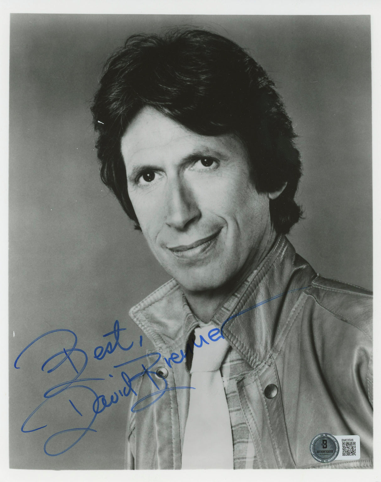 David Brenner Worth Winning "Best" Authentic Signed 8x10 Photo BAS #BM03506