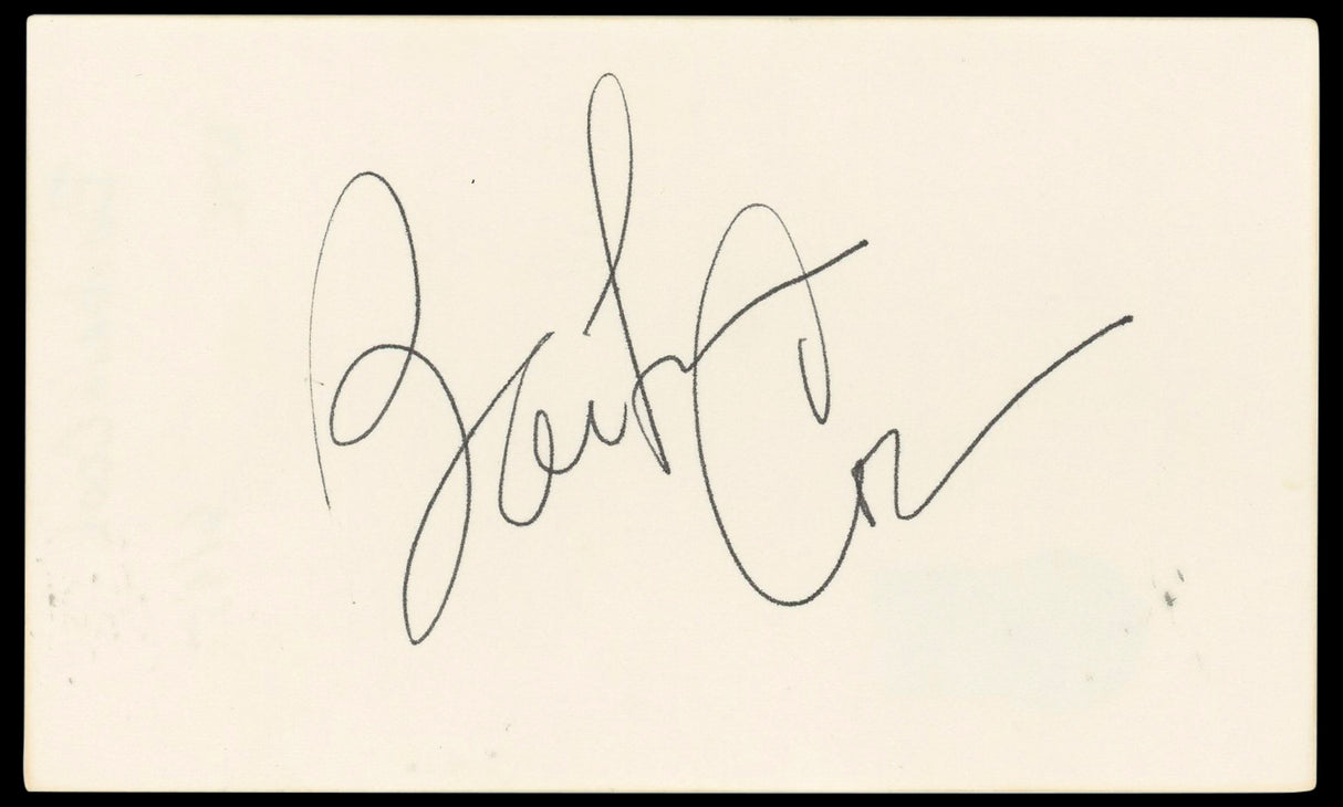 Barbara Cook Authentic Signed 3x5 Index Card Autographed BAS #BP50609