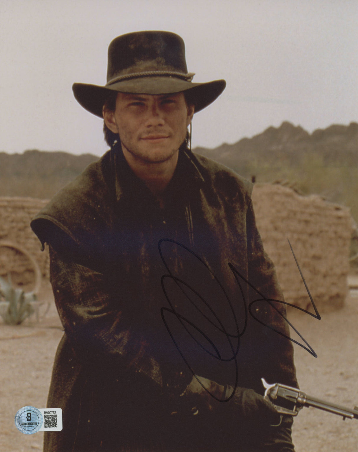Christian Slater Dawn Rider Authentic Signed 8x10 Photo Autographed BAS #BV00752