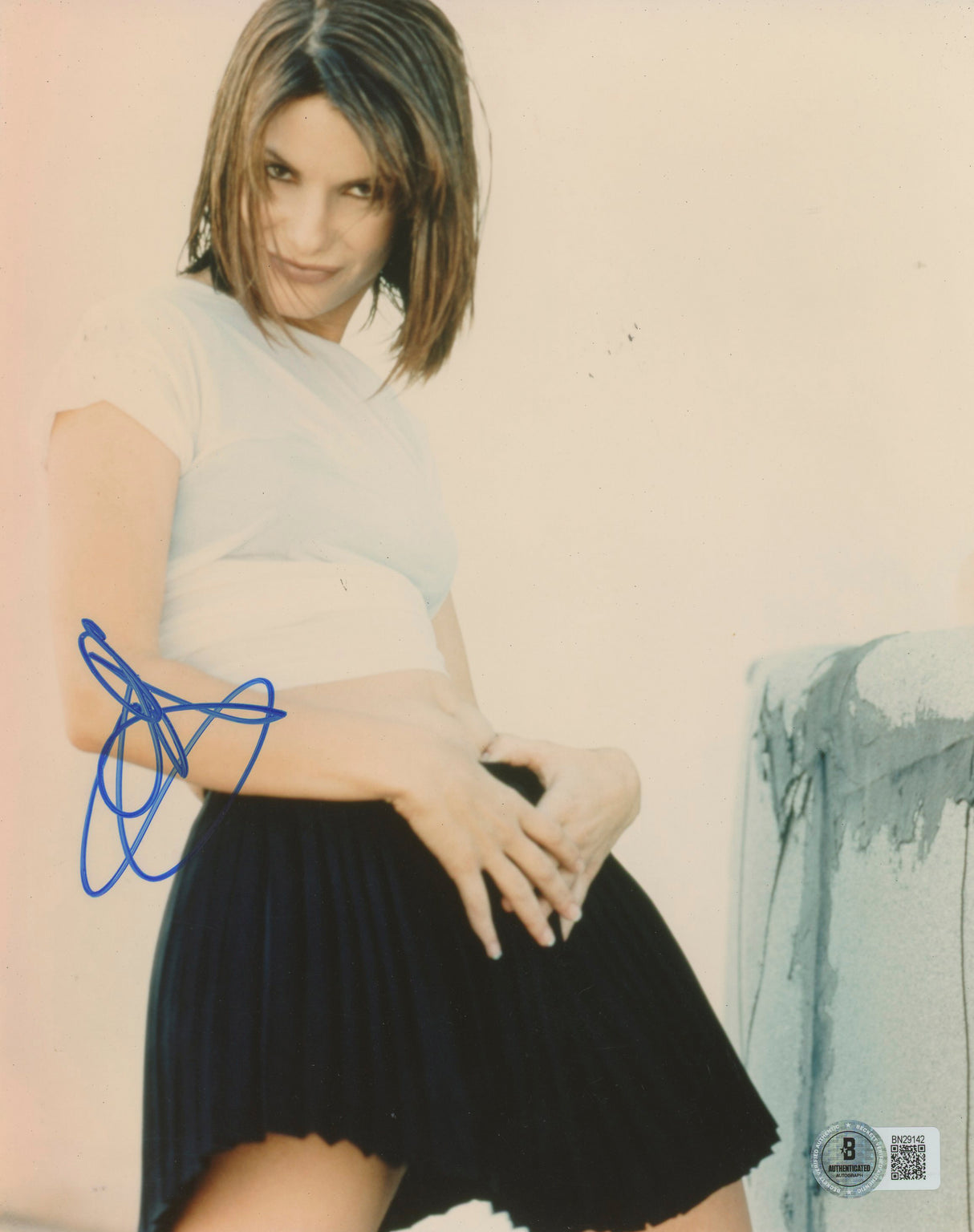 Sandra Bullock Speed Authentic Signed 8x10 Photo Autographed BAS #BN29142