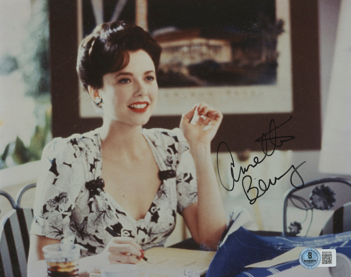 Annette Bening Bugsy Authentic Signed 8x10 Photo Autographed BAS #BN29164