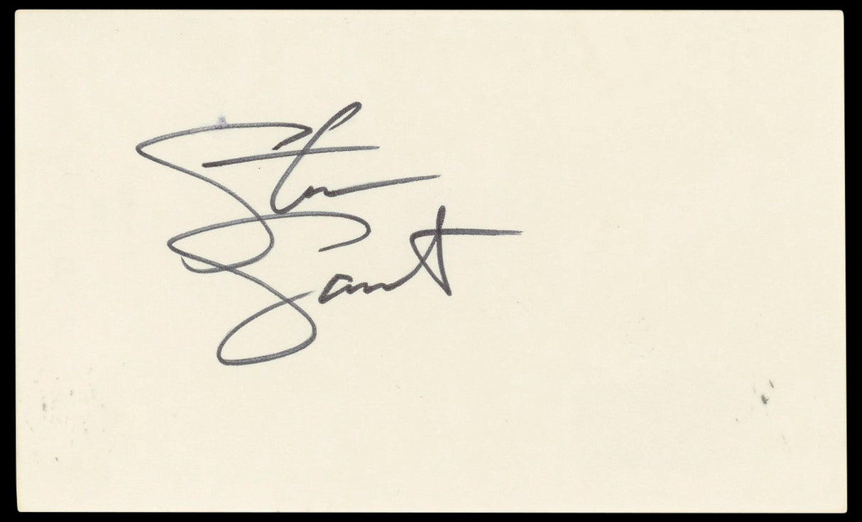 Steven Sweet Warrant Authentic Signed 3x5 Index Card Autographed BAS #BP50639