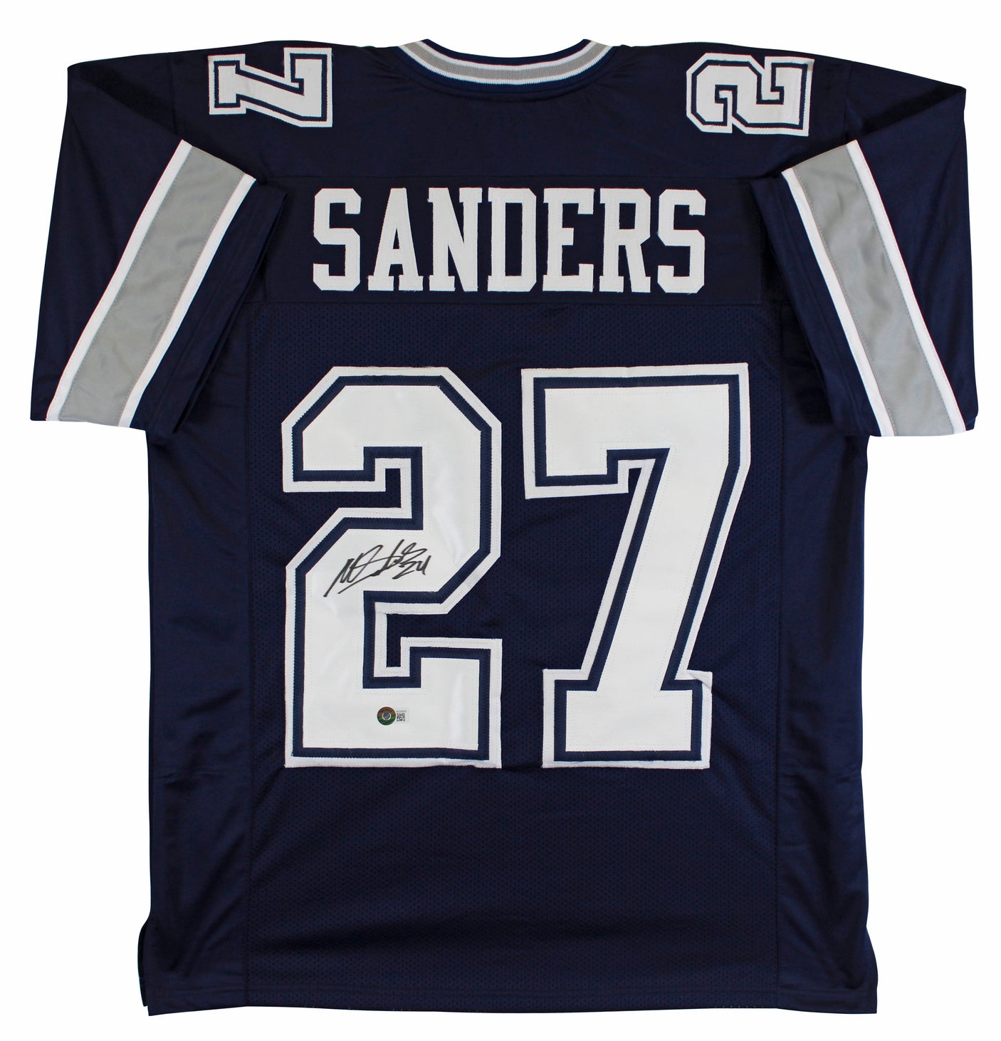 Miles Sanders Authentic Signed Navy Pro Style Jersey Autographed BAS Witnessed