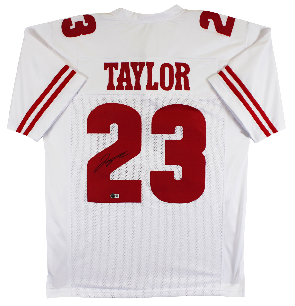 Wisconsin Jonathan Taylor Authentic Signed White Pro Style Jersey BAS