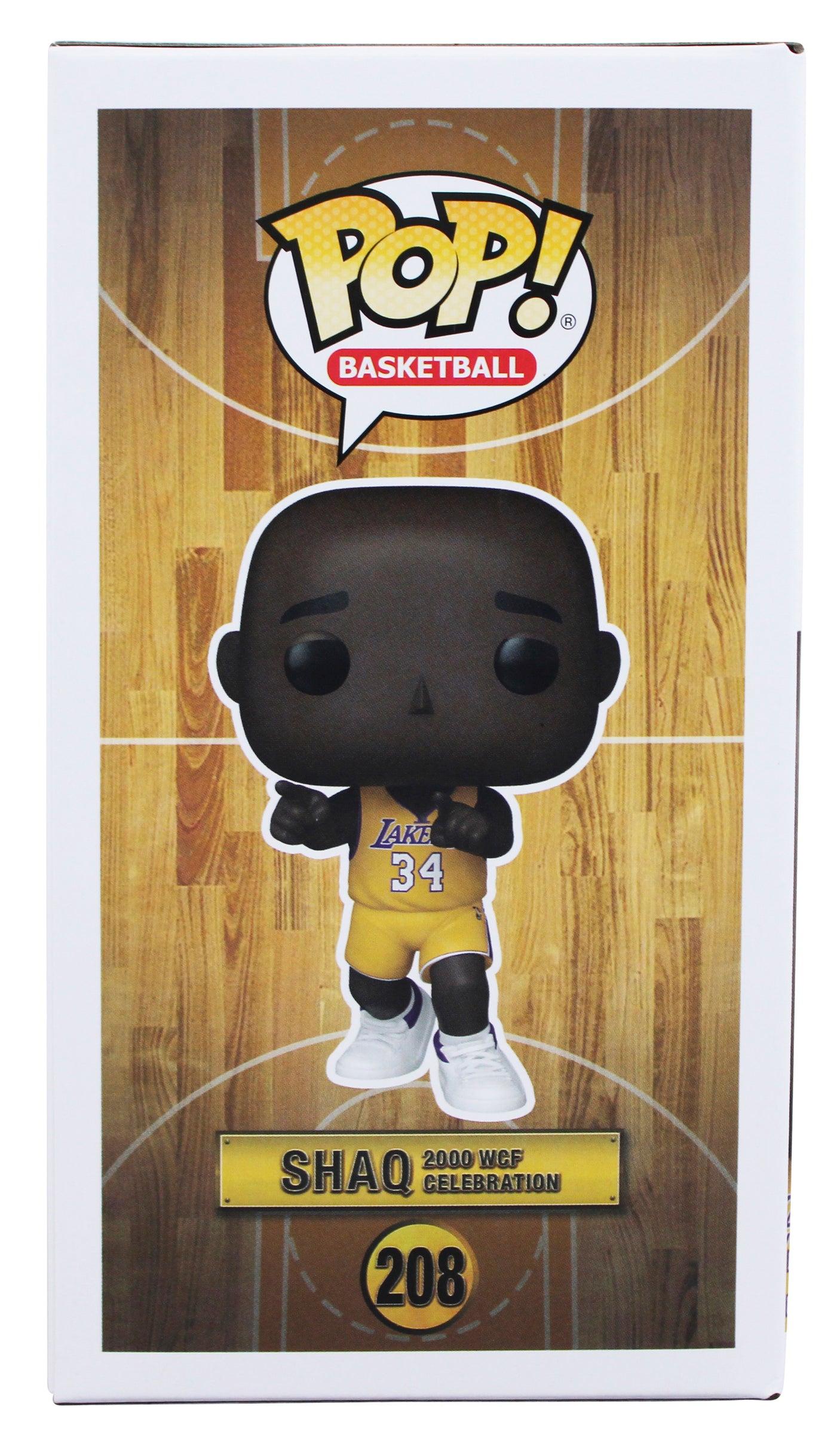 Lakers Shaquille O'Neal Authentic Signed #208 Funko Pop Vinyl Figure BAS Witness