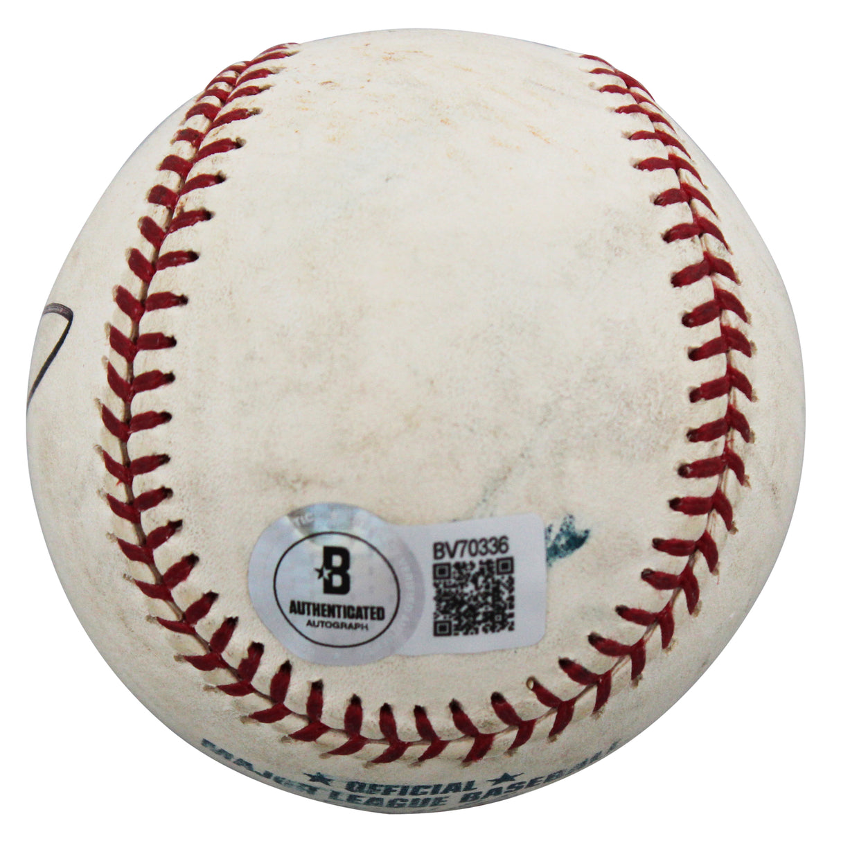 D-Backs Randy Johnson Authentic Signed Game Used Selig OML Baseball BAS #BV70336