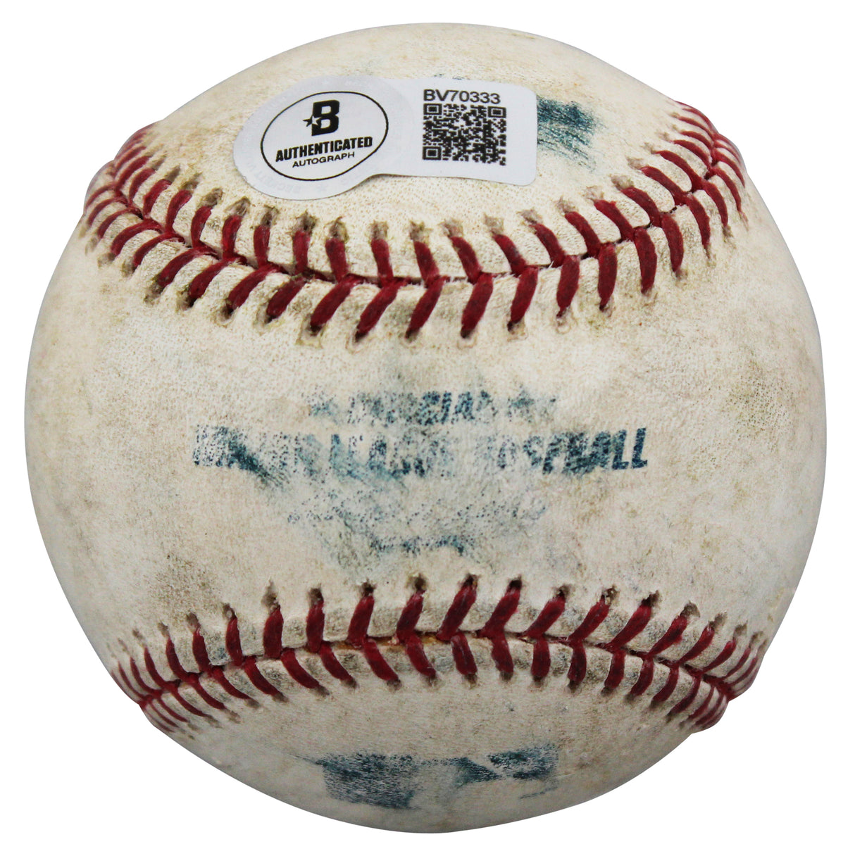 Yankees Jorge Posada Authentic Signed Game Used Selig OML Baseball BAS #BV70333