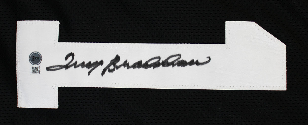 Terry Bradshaw Authentic Signed Black Pro Style Jersey Autographed BAS Witnessed