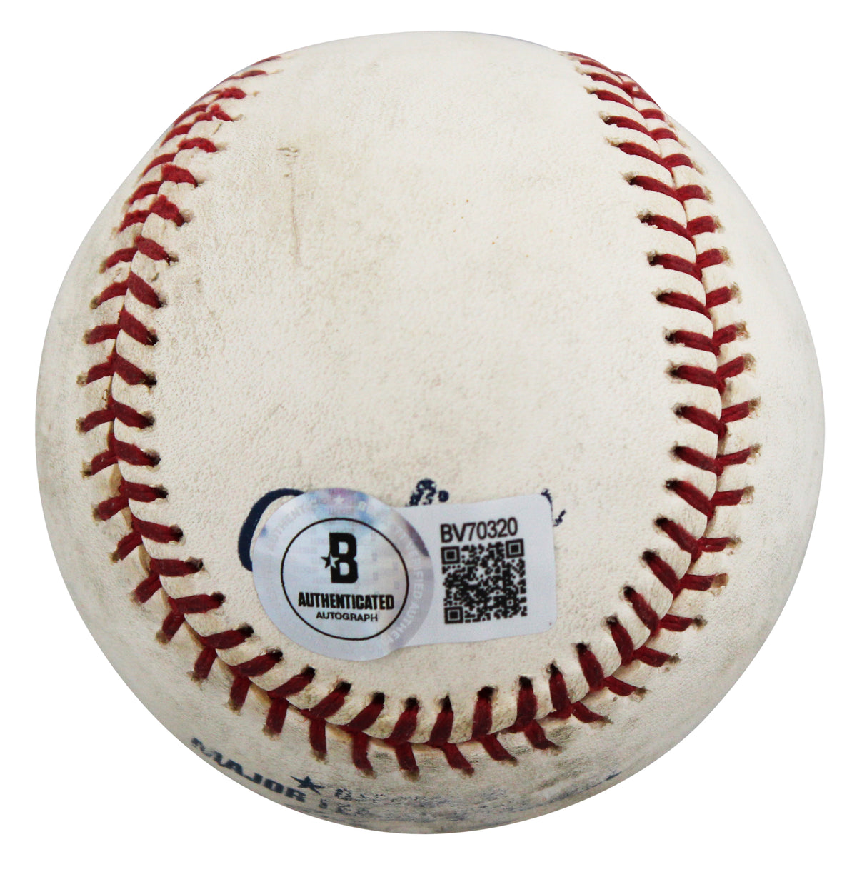 Athletics Bob Welch "1990 Cy Young" Signed Game Used Selig Baseball BAS #BV70320