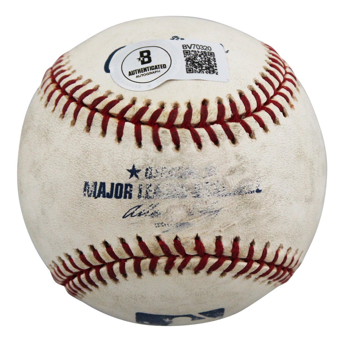 Athletics Bob Welch "1990 Cy Young" Signed Game Used Selig Baseball BAS #BV70320