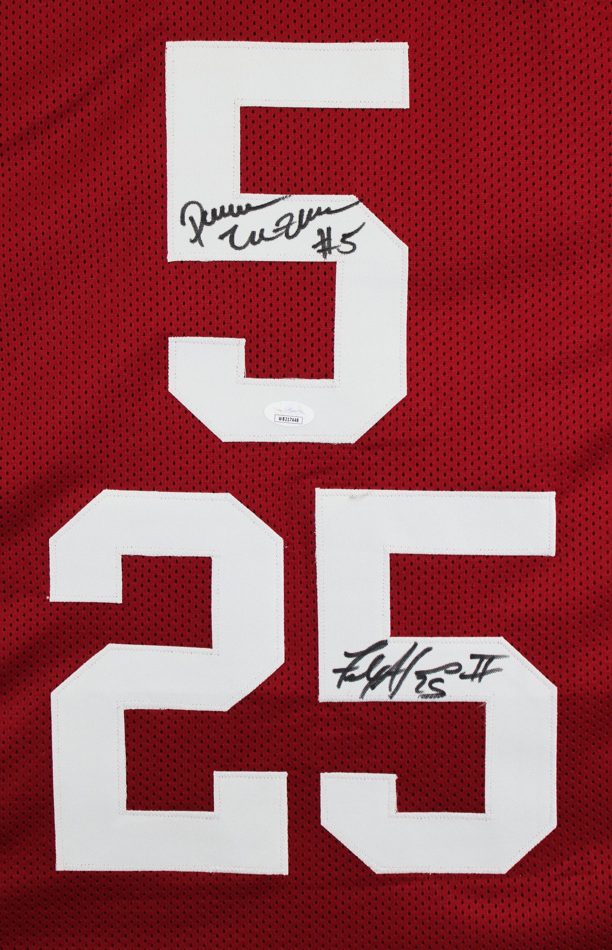Felix Jones & Darren McFadden Signed Wild Hog Maroon Pro Style Jersey JSA