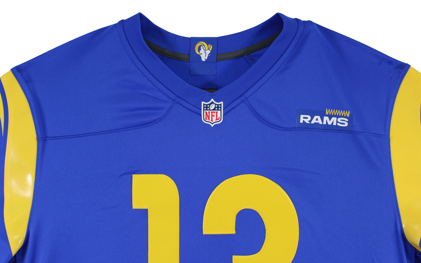 Rams Kurt Warner Authentic Signed Blue Nike Game Jersey BAS Witnessed