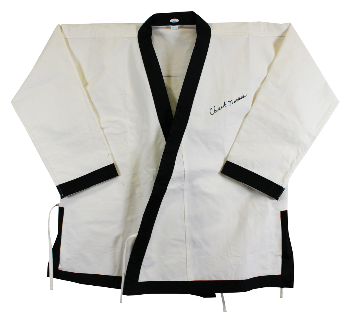 Chuck Norris The Way of the Dragon Authentic Signed White Karate Gi JSA Wit