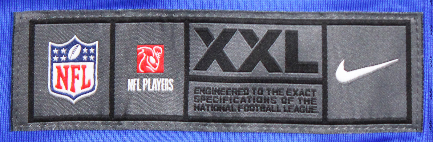 Rams Kurt Warner Authentic Signed Blue Nike Game Jersey BAS Witnessed