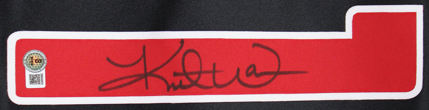 Cardinals Kurt Warner Authentic Signed Black Nike Game Jersey BAS Witnessed