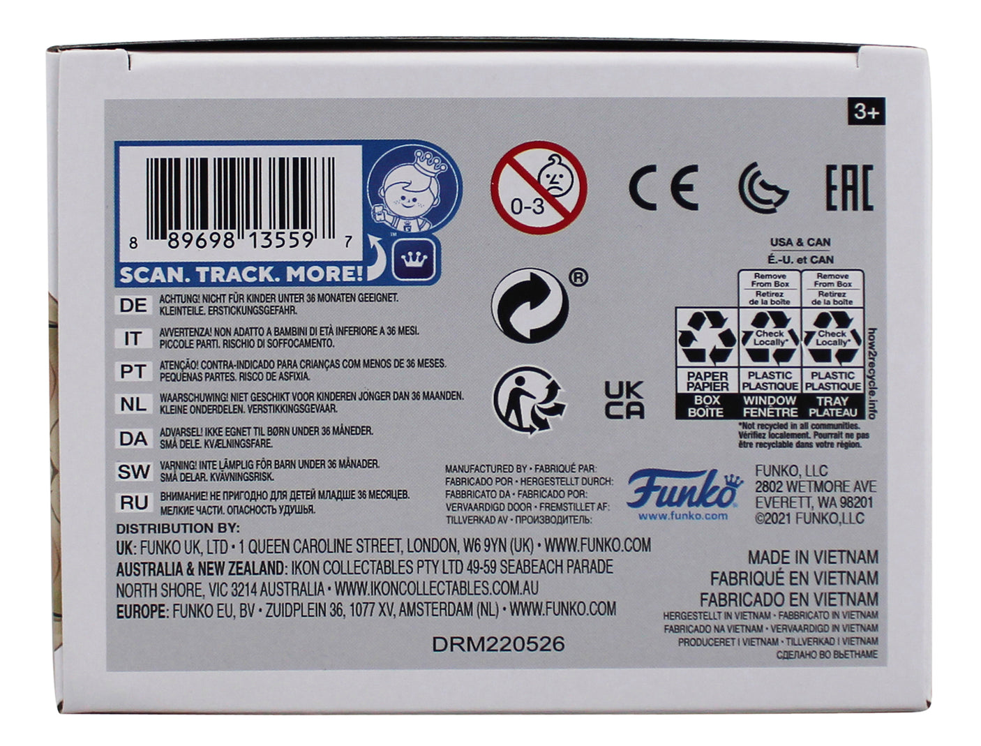 Andy Serkis Lord of the Rings Signed Gollum #532 Funko Pop Vinyl Figure BAS 2