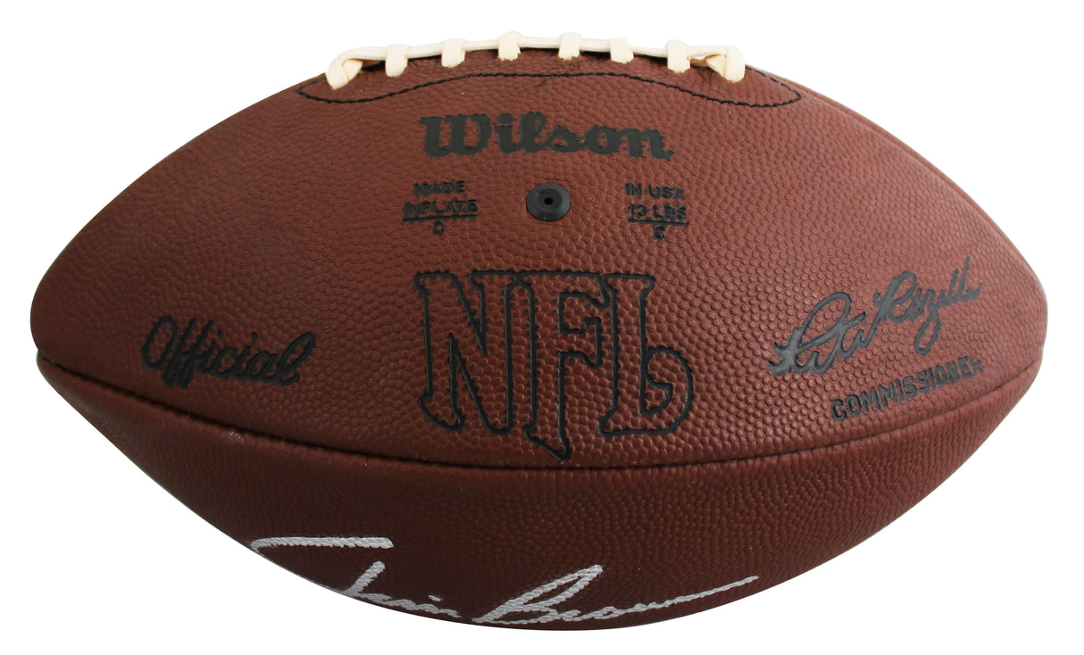 Browns Jim Brown Signed Vintage Official Wilson Nfl Football JSA #AM11741