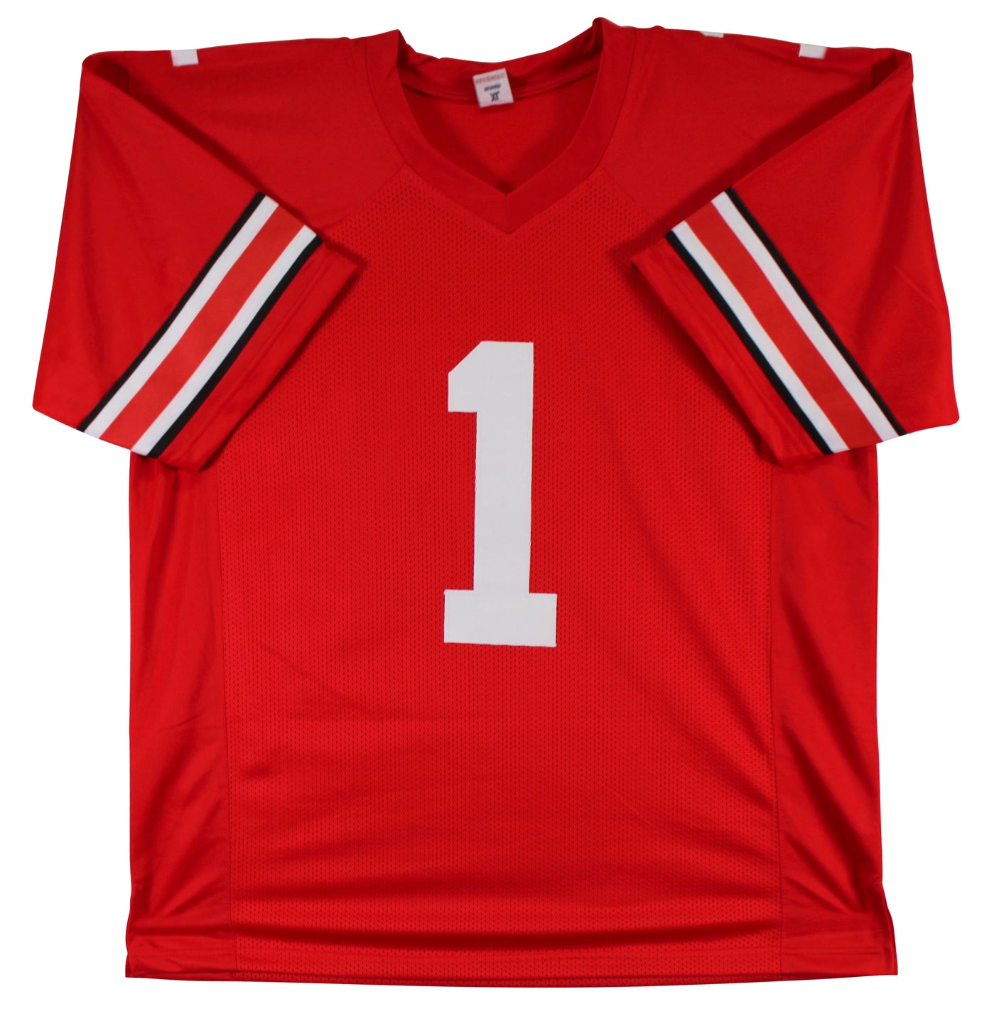 Ohio State Quinshon Judkins Authentic Signed Red Pro Style Jersey BAS Witnessed