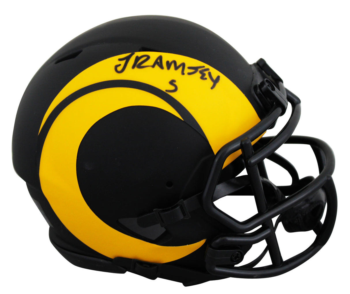 Rams Jalen Ramsey Authentic Signed Eclipse Speed Mini Helmet JSA Wit #WIT914545