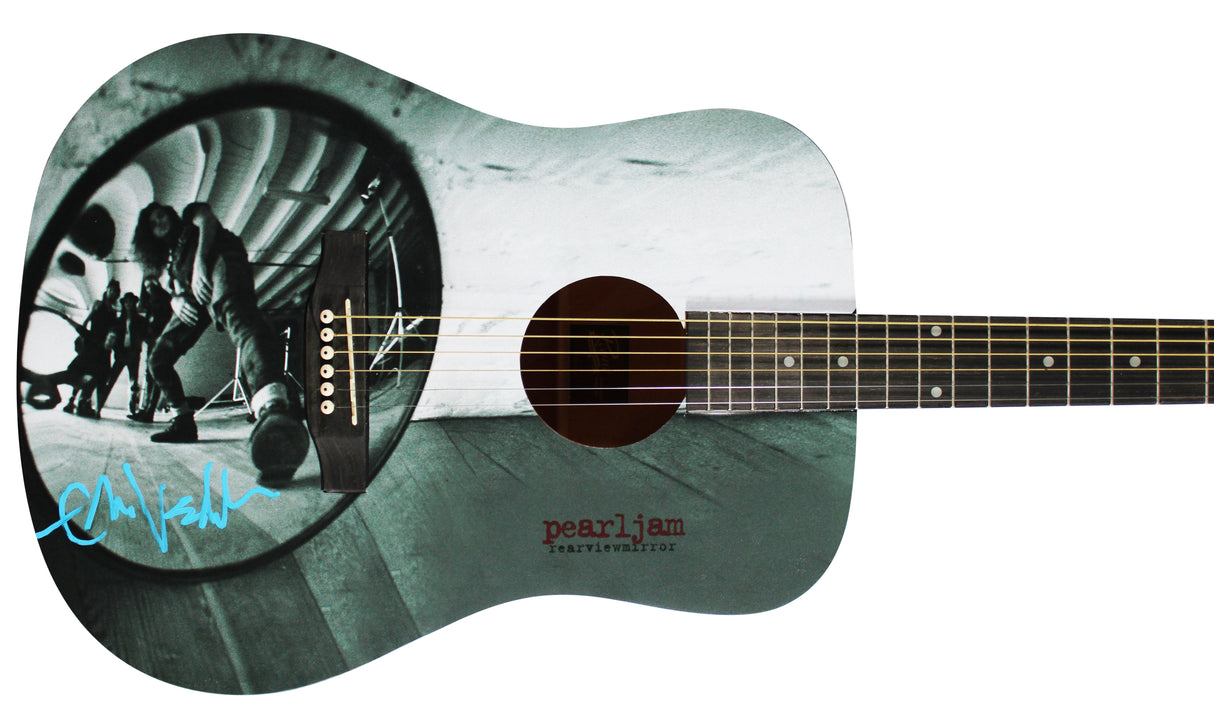 Eddie Vedder Pearl Jam Authentic Signed Rogue Acoustic Guitar BAS #AG010174