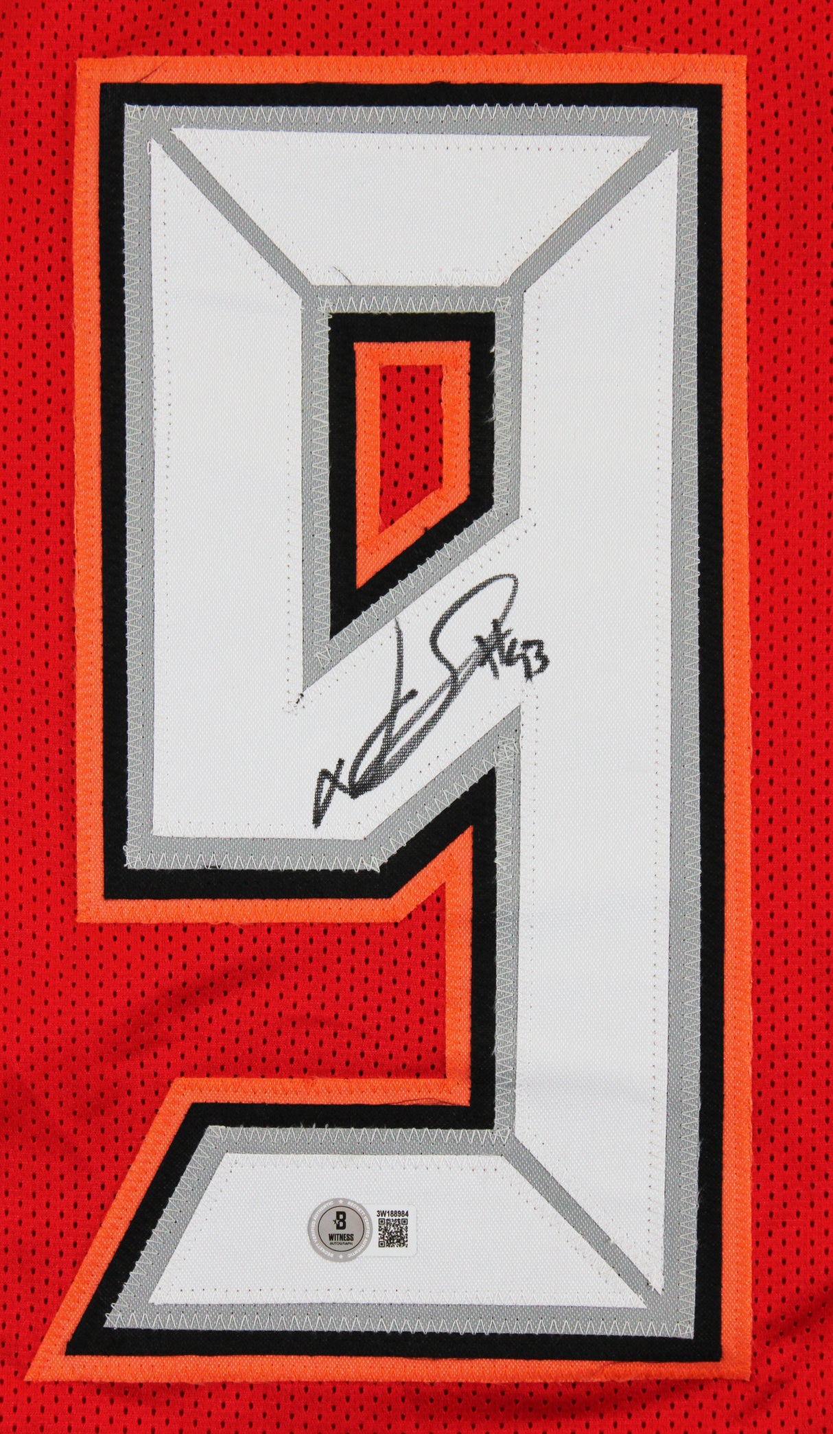 Ndamukong Suh Authentic Signed Red Pro Style Jersey Autographed BAS Witnessed