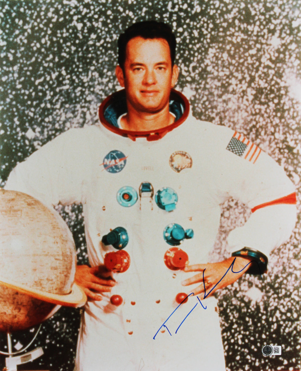 Tom Hanks Apollo 13 Authentic Signed 16x20 Vertical Photo BAS #BS36662