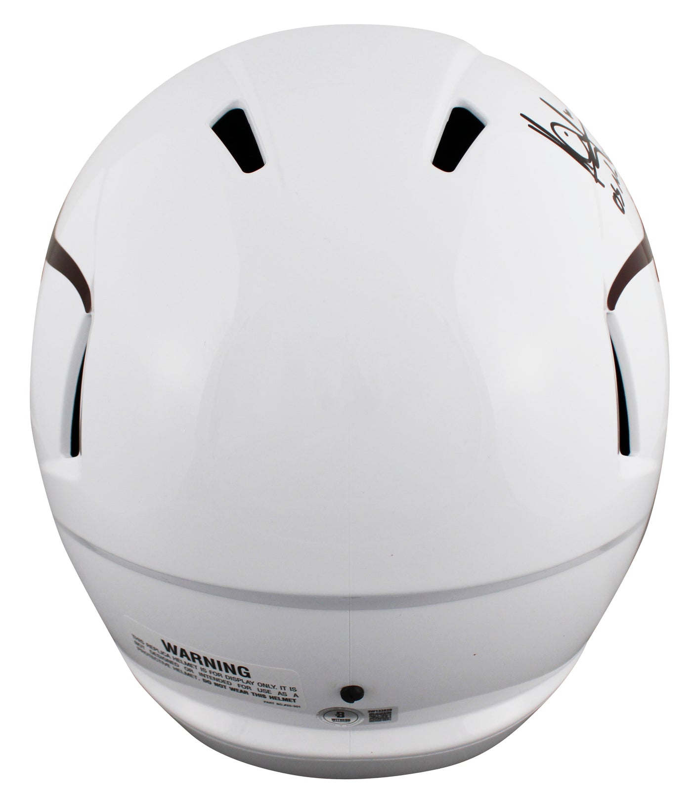 Texas Vince Young "2005 National Champs" Signed Full Size Speed Rep Helmet BAS W