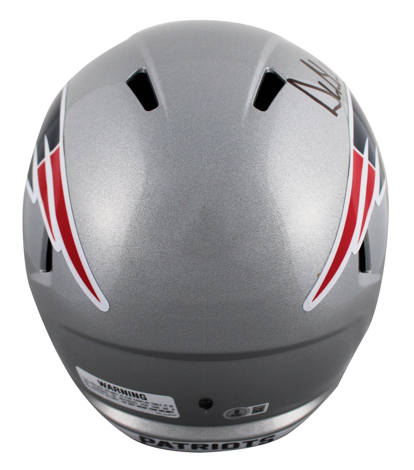 Patriots Drew Bledsoe Authentic Signed Full Size Speed Rep Helmet BAS Witnessed