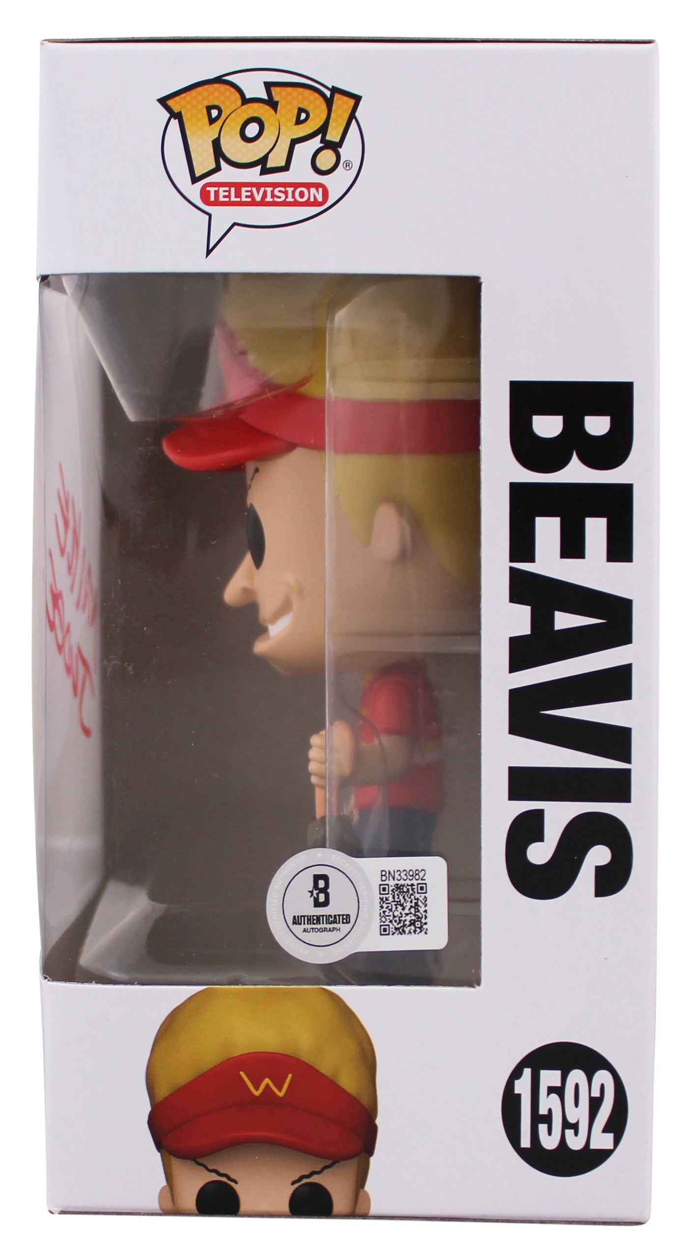 Mike Judge Beavis & Butthead Signed #1592 Funko Pop Vinyl Figure BAS #BN33982