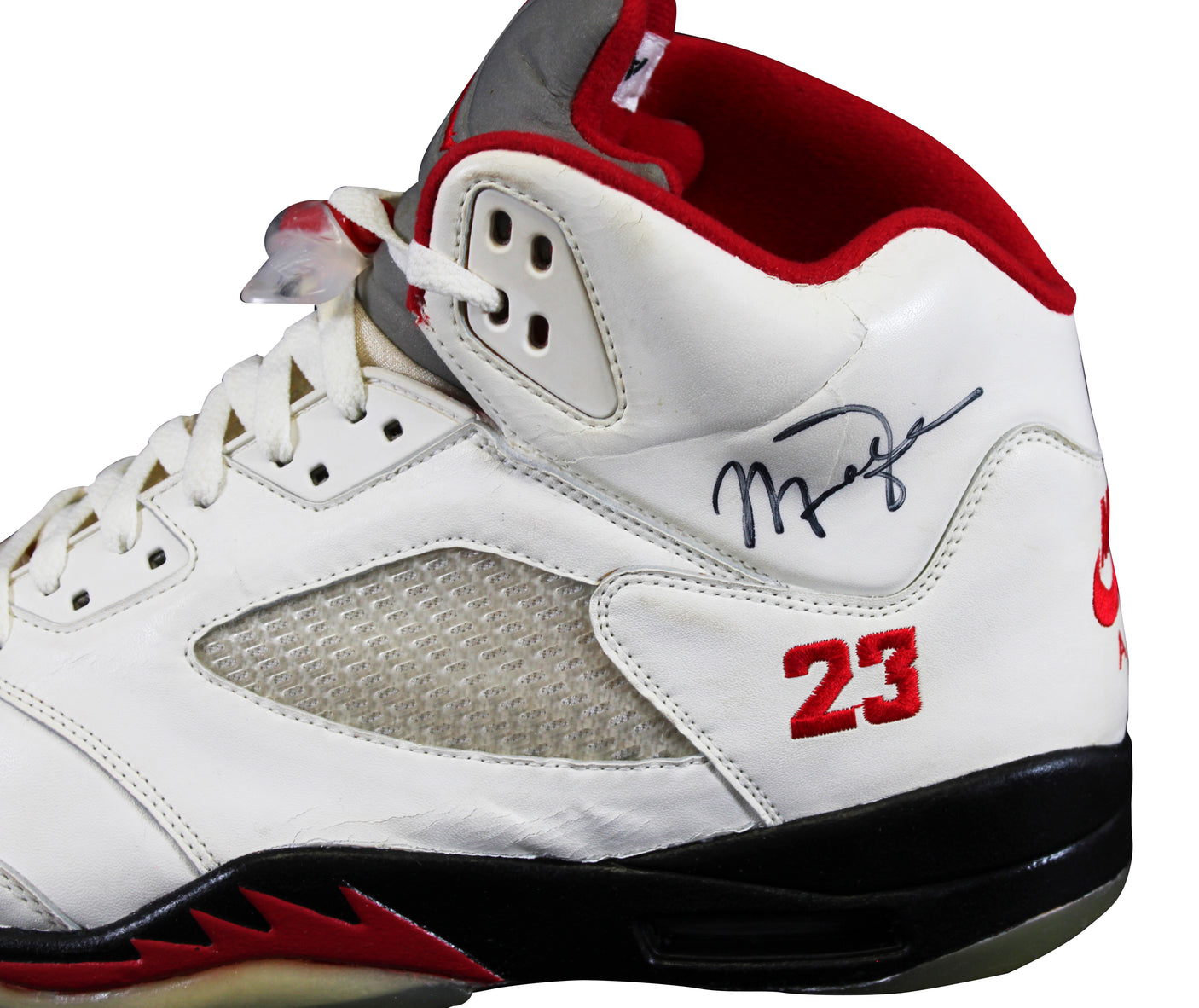 Bulls Michael Jordan Signed Nike Air Jordan V Size 13 Shoes w/ Original Box BAS