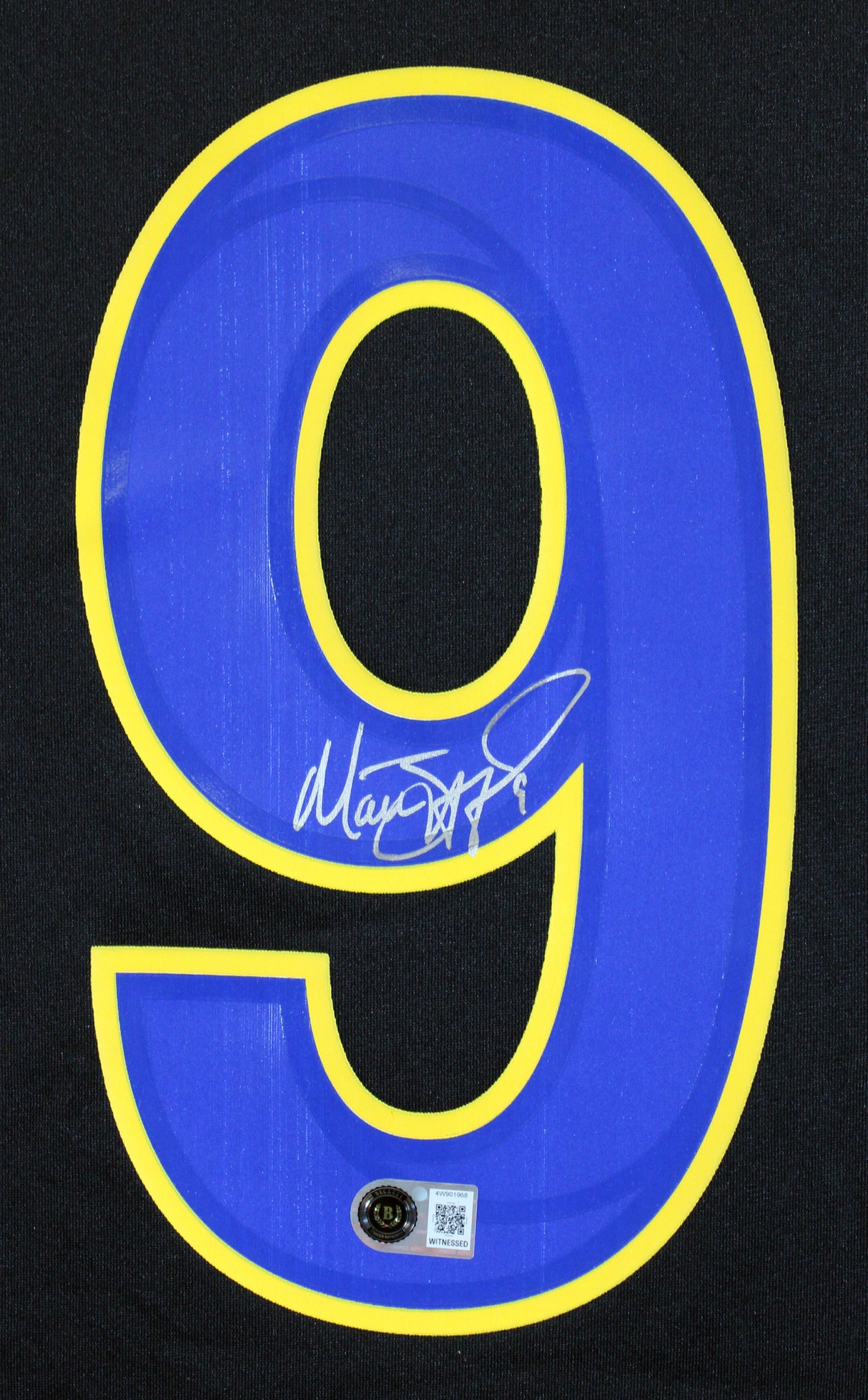 Rams Matthew Stafford Authentic Signed Black Nike Game Jersey BAS Witnessed