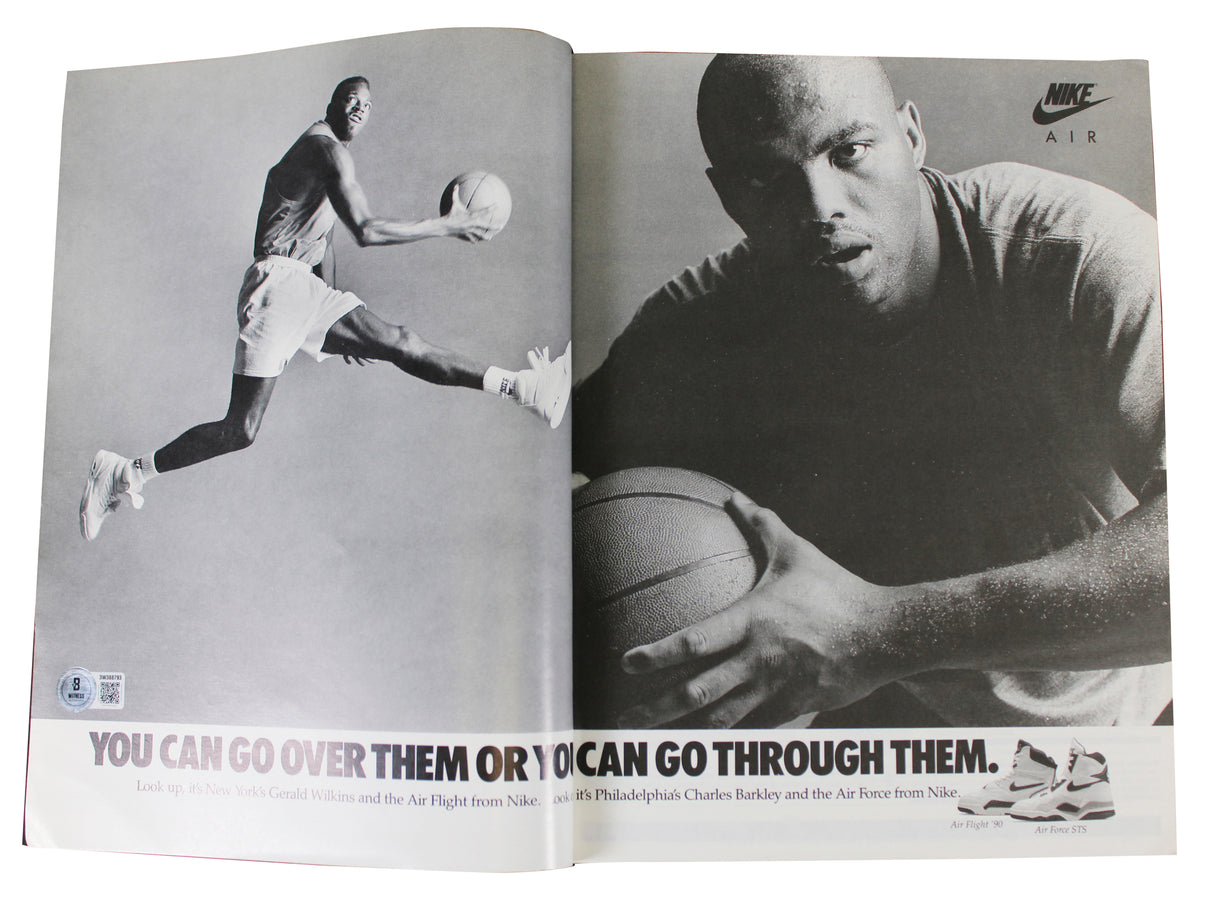 Shaquille O'Neal Signed 1989-90 College Basketball LSU Yearbook BAS W #3W388793