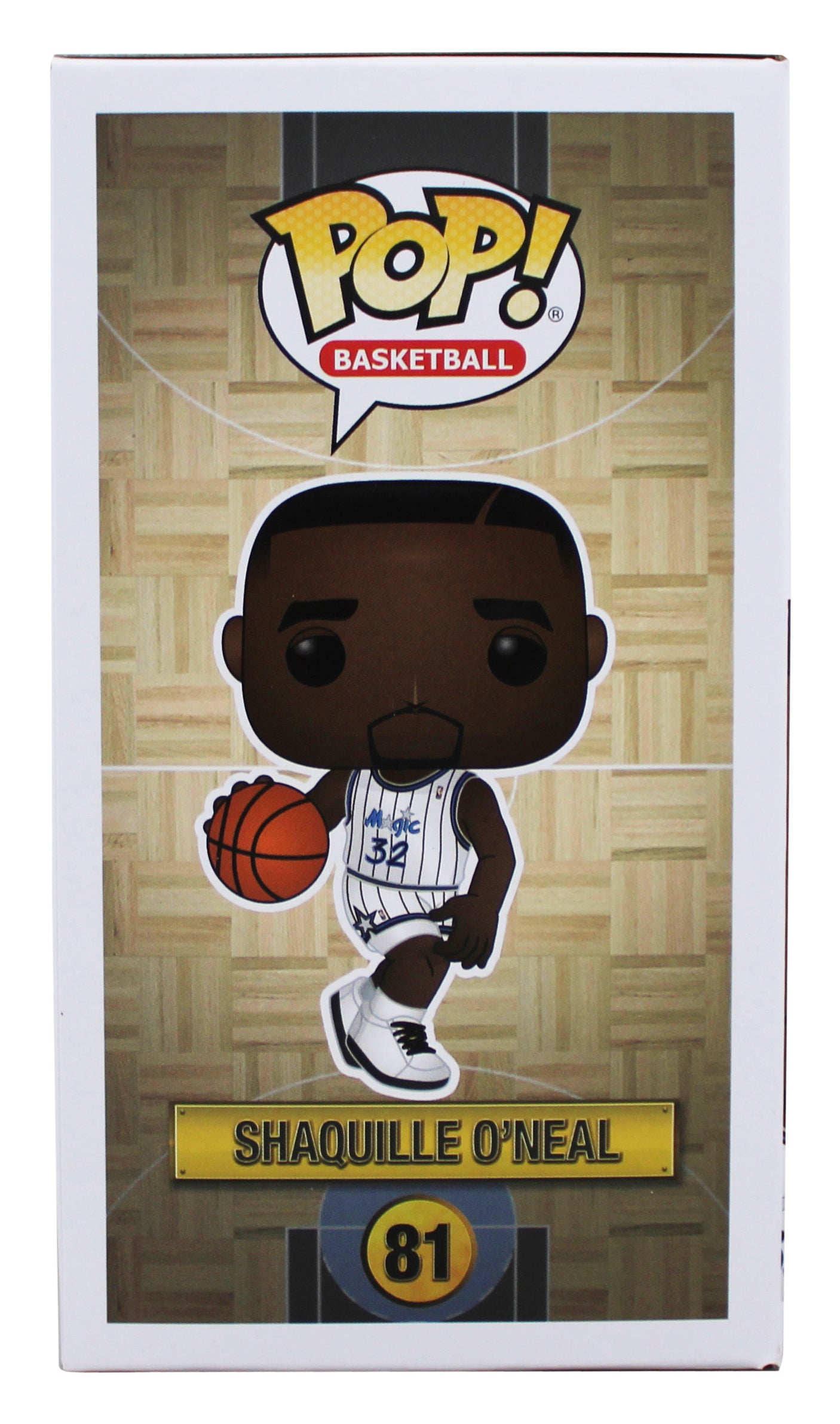 Magic Shaquille O'Neal Authentic Signed HWC #81 Funko Pop Vinyl Figure BAS Wit