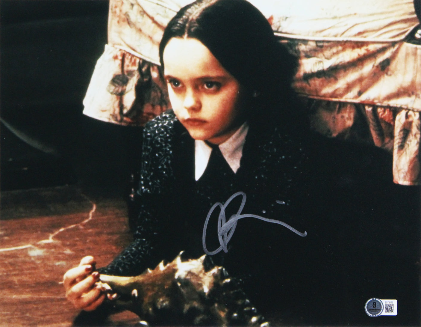 Christina Ricci The Addams Family Signed 11x14 Framed Photo BAS #BS78173