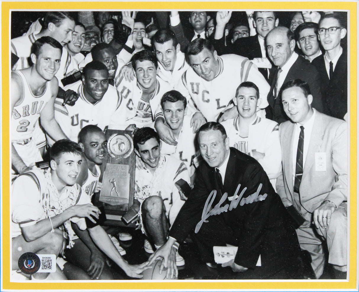UCLA John Wooden Authentic Signed 8x10 Framed Photo Autographed BAS #BK06480