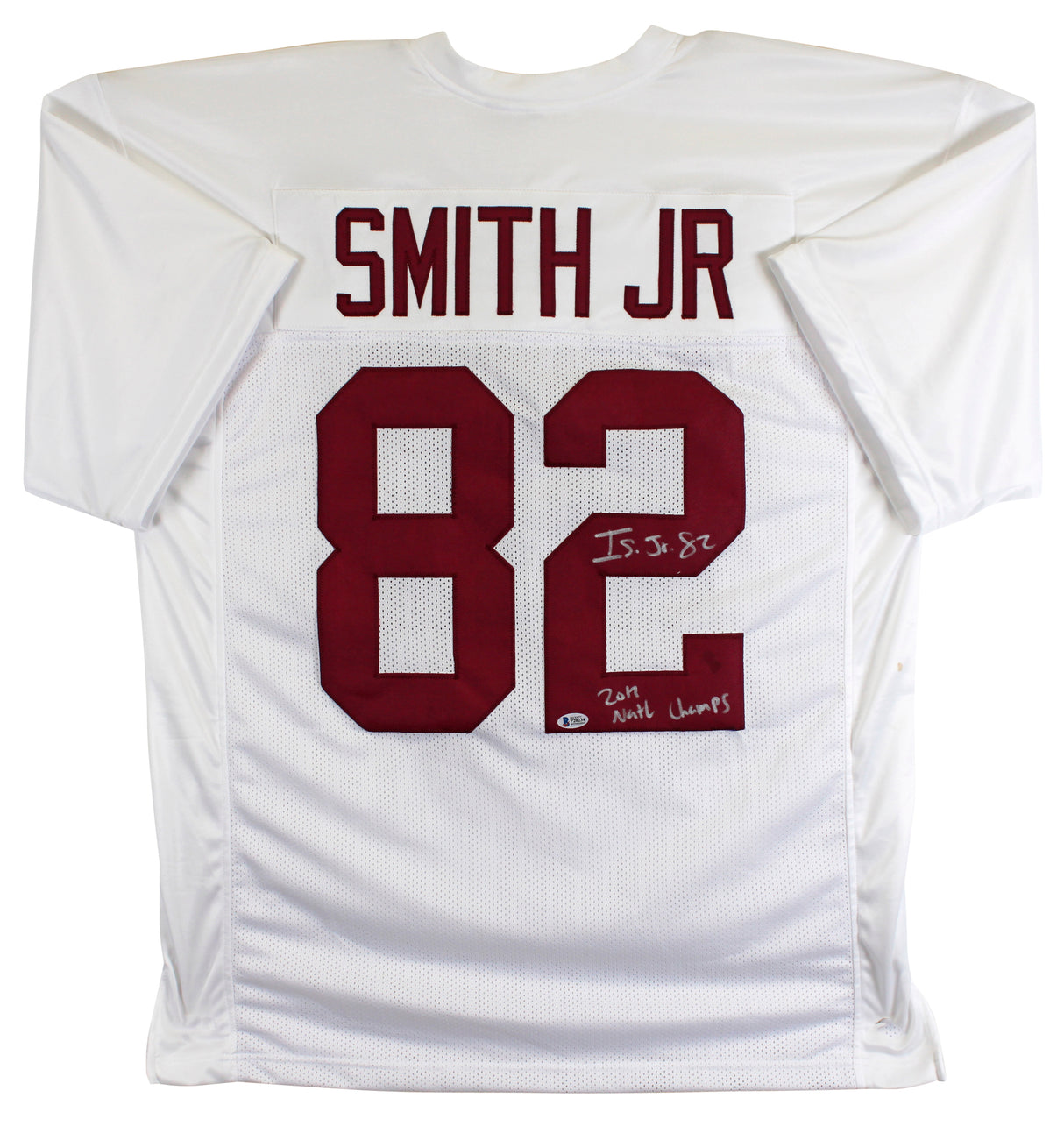 Alabama Irv Smith Jr. "2017 Natl Champ" Signed Maroon Pro Style Jersey BAS Wit