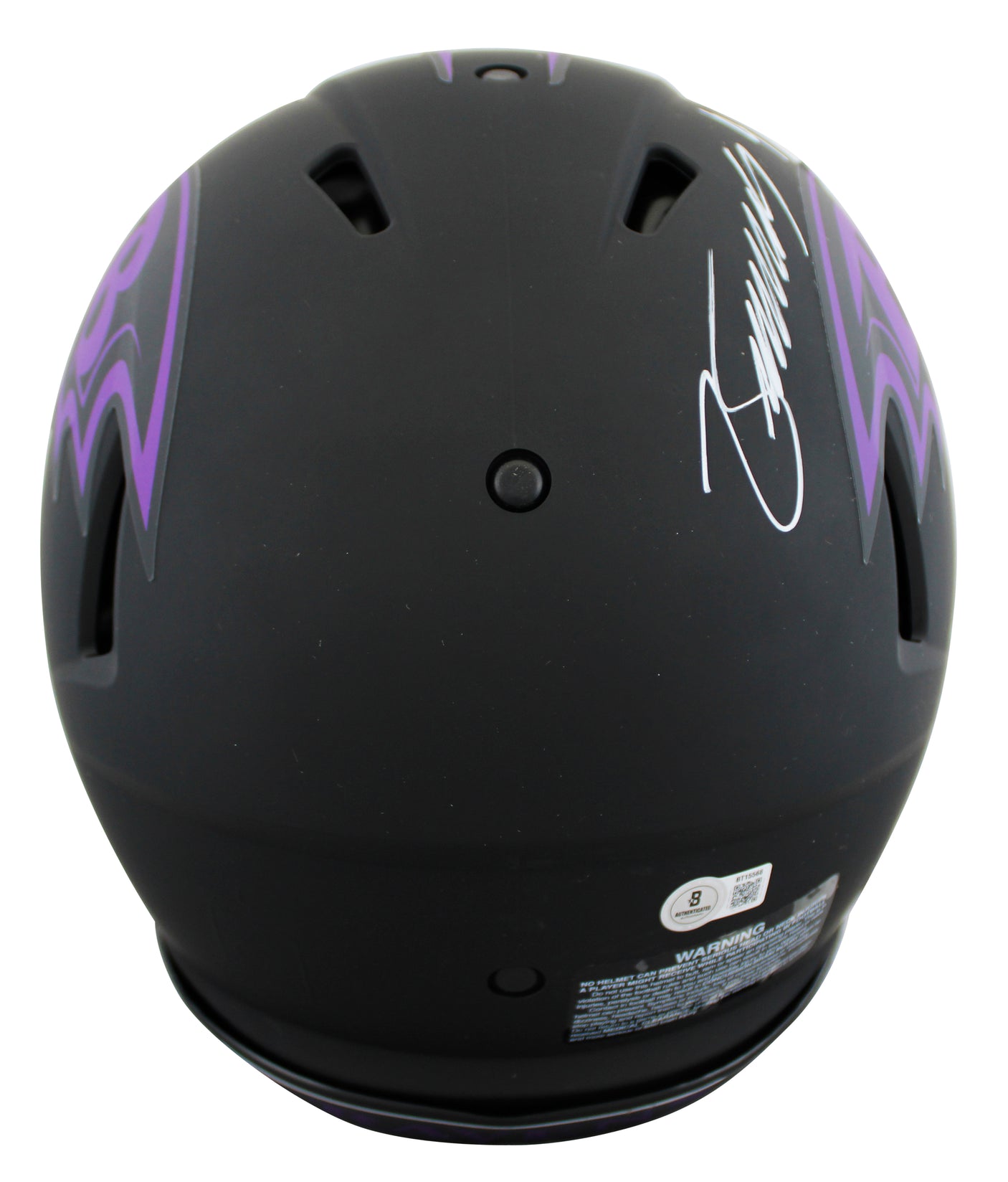 Ravens Zay Flowers Signed Eclipse Full Size Speed Proline Helmet BAS #BT15568