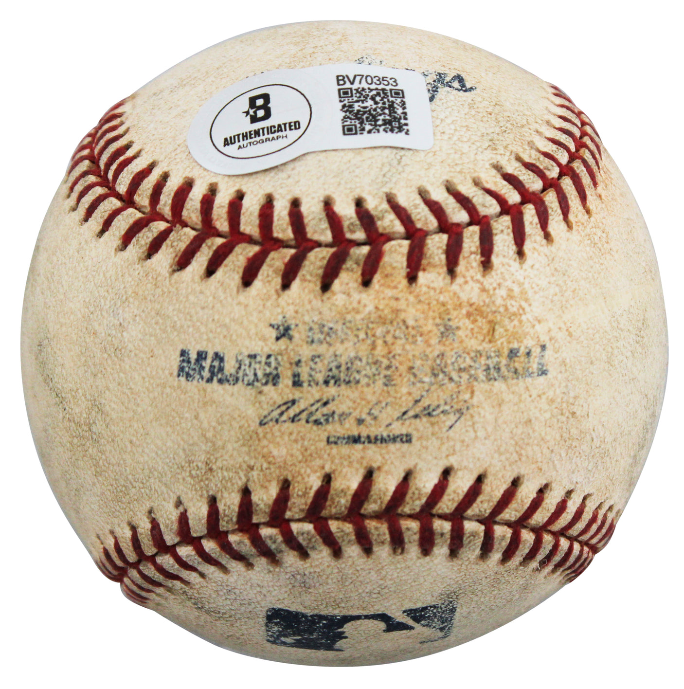 Suns Jerry Colangelo Authentic Signed Allen Selig OML Baseball BAS #BV70353