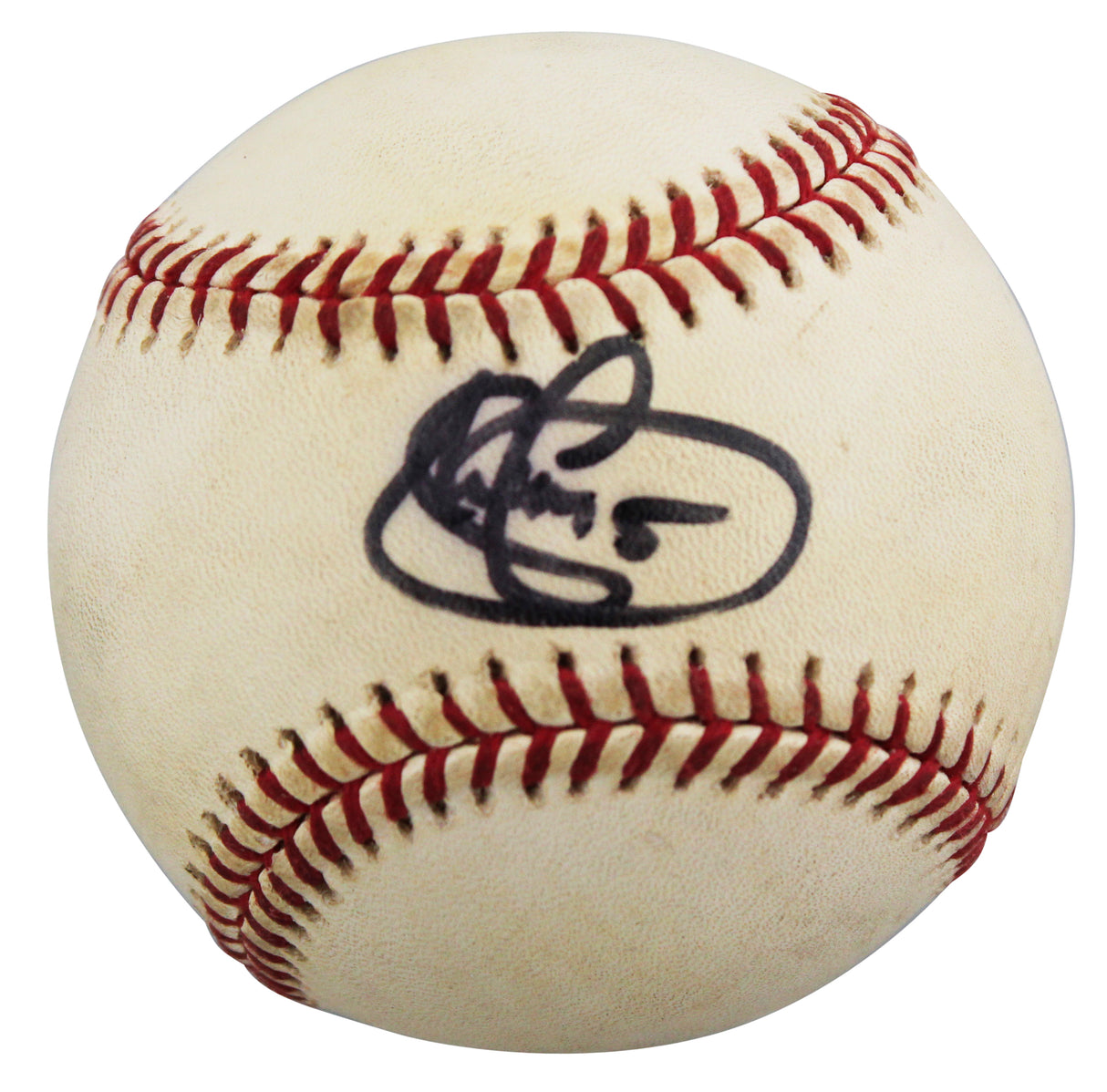 Blue Jays Shawn Green Signed Practice Used Allen Selig OML Baseball BAS #BV70349
