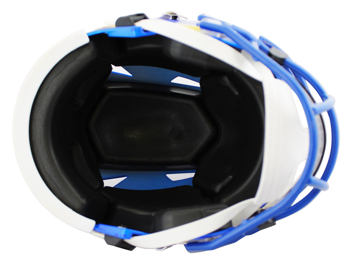 Rams Aaron Donald Authentic Signed Speed Flex Midi Replica Mid Size Helmet BAS